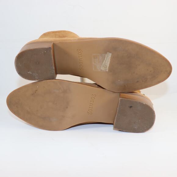Soludos Tan Suede Ankle Boots – Size 8.5 – Leather Upper - Picture 4 of 6
